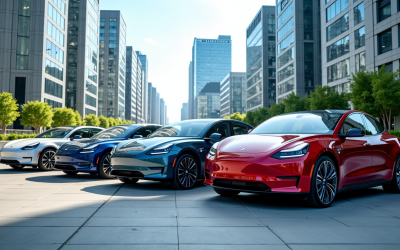 Comparatif des meilleures voitures électriques du moment